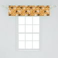 thumbnail image 1 of Ambesonne Ghost Window Valance, Ghost Pumpkin and Wizard Hat, 54" X 12", Orange and Multicolor, 1 of 5