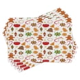 thumbnail image 1 of Ambesonne Gingerbread Man Place Mats Set of 4, Christmas Graphic, Standard Size, Multicolor, 1 of 6