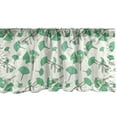 thumbnail image 1 of Ambesonne Gingko Window Valance, Berries Leaves Botanical, 54" X 12", Sea Green Cream, 1 of 3