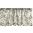 thumbnail image 1 of Ambesonne Gingko Window Valance, Soft Tree Leaves Retro Style, 54" X 18", Sage Green Eggshell, 1 of 3