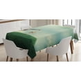 thumbnail image 1 of Ambesonne Giraffe Tablecloth Rectangular Table Cover, Atmosphere, 60"x90", Multicolor, 1 of 4