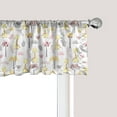 thumbnail image 1 of Ambesonne Giraffe Window Valance, Young Giraffes Palm Trees, 54" X 18", Pale Yellow Pale Pink, 1 of 3