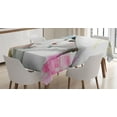 thumbnail image 1 of Ambesonne Girl Tablecloth Rectangular Table Cover, Lady Splash Style, 52"x70", Multicolor, 1 of 4