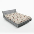 thumbnail image 1 of Ambesonne Golf Fitted Sheet, Club and Ball Sport Themed, Queen Size, Multicolor, 1 of 3