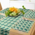 thumbnail image 1 of Ambesonne Golf Table Runner & Placemats, Clubs in a Bag with Straps, Placemat 4 pcs + Runner 12"x90", Turquoise and Pale Green, 1 of 2
