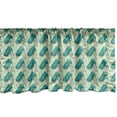 thumbnail image 1 of Ambesonne Golf Window Valance, Clubs in a Bag with Straps, 54" X 12", Turquoise and Pale Green, 1 of 2