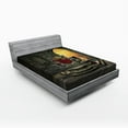 thumbnail image 1 of Ambesonne Gothic Fitted Sheet, Altar Design, Queen Size, Reseda Green Mustard, 1 of 2