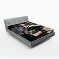 thumbnail image 1 of Ambesonne Gothic Fitted Sheet, Steampunk Woman Vintage, Queen Size, Brown Teal, 1 of 2