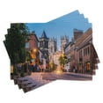 thumbnail image 1 of Ambesonne Gothic Place Mats Set of 4, York Minster View, Standard Size, Multicolor, 1 of 6