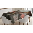 thumbnail image 1 of Ambesonne Gothic Tablecloth Rectangular Table Cover, Dragon Monster, 60"x90", Brown Grey, 1 of 4