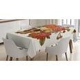 thumbnail image 1 of Ambesonne Gothic Tablecloth Rectangular Table Cover, Skull Flowers Bees, 60"x90", Multicolor, 1 of 4