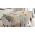 thumbnail image 1 of Ambesonne Grandma Tablecloth Rectangular Table Cover, Ornamental Pattern, 60"x90", Multicolor, 1 of 3