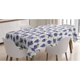 thumbnail image 1 of Ambesonne Grape Tablecloth Rectangular Table Cover, Fruit Yummy Design, 52"x70", Purple Green, 1 of 4