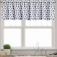 thumbnail image 1 of Ambesonne Vineyard Valance Pack of 2, Farmhouse Grapes Print Art, 42"X18", Purple Green, 1 of 3