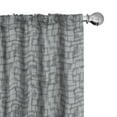 thumbnail image 1 of Ambesonne Gray Curtains, Abstract Speech Bubbles Art, Pair of 28"x63", Pale Mauve Taupe, 1 of 4
