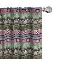 thumbnail image 1 of Ambesonne Greek Curtains, Antique Themed Ornate Motif, Pair of 28"x84", Multicolor, 1 of 5