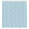 thumbnail image 1 of Ambesonne Greek Shower Curtain, Camo Effect Meander Theme, 69"Wx70"L, Pale Blue and White, 1 of 3