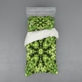 thumbnail image 1 of Ambesonne Green Bedding Set 3 Pcs, Abstract Retro Fashion, Twin, Green, 1 of 3