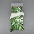 thumbnail image 1 of Ambesonne Green Bedding Set 3 Pcs, Tropic Rain Forest and Sky, Twin, Green, 1 of 2