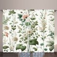 thumbnail image 1 of Ambesonne Green Curtains 2 Panel Set, Vintage Farm Floral Huddle, 108" x 63", White Multicolor, 1 of 2