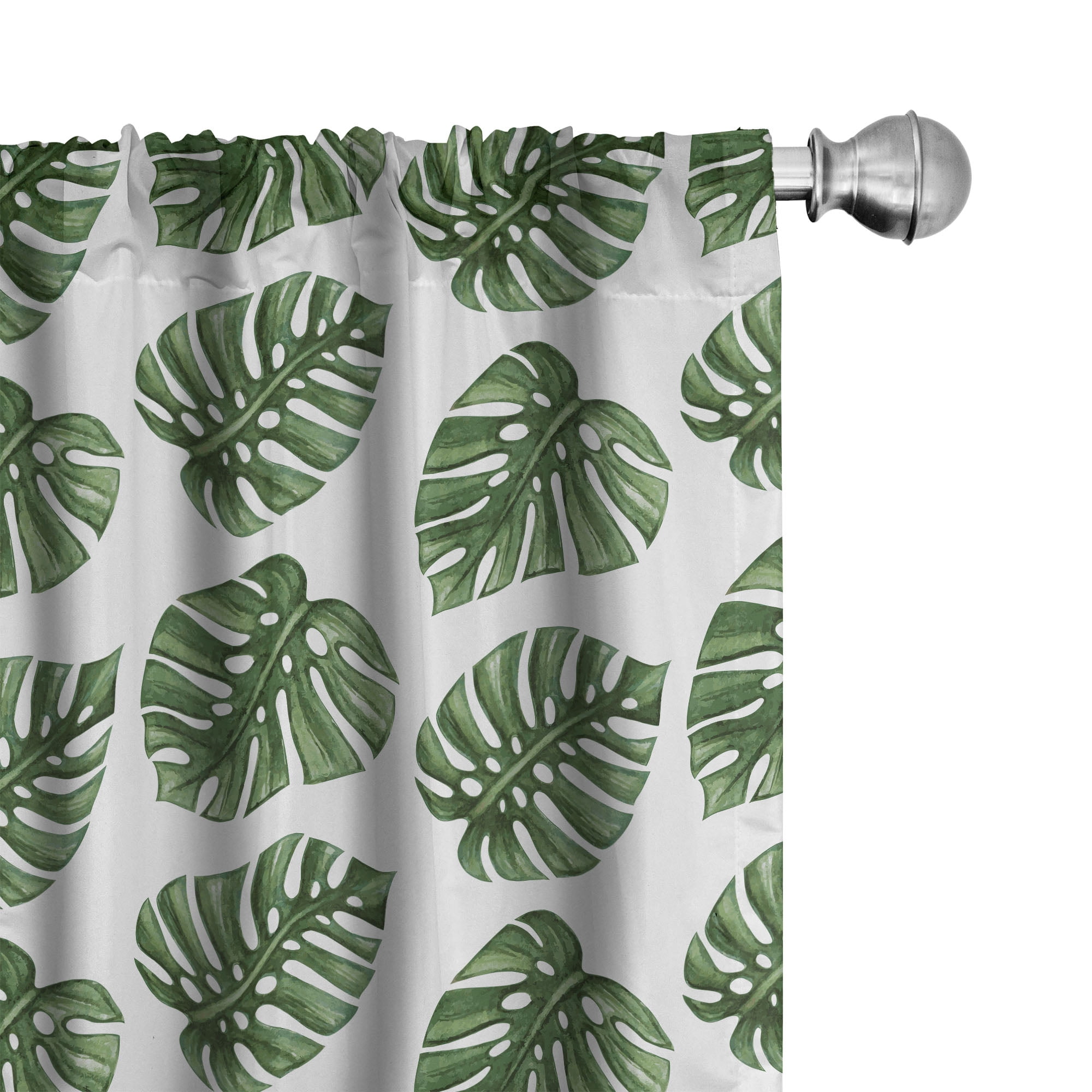 Ambesonne Polyester Room Darkening Curtain Pair (Set of 2)