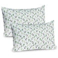 thumbnail image 1 of Ambesonne Green Pillow Sham 2 Pack, Tea Leaves Faded Colors, 36"x20", Green Army Green, 1 of 3