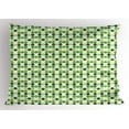 thumbnail image 1 of Ambesonne Green Pillow Sham, Circles of Various Tones, 26" X 20", Green Cream, 1 of 2