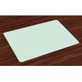thumbnail image 1 of Ambesonne Green Place Mats Set of 4, Retro Little Polka Dots, Standard Size, Mint Green White, 1 of 4