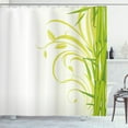 thumbnail image 1 of Ambesonne Green Shower Curtain, Branches Floral Curly Leaves, 69"Wx70"L, Lime Green and Pale Green, 1 of 3