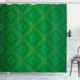thumbnail image 1 of Ambesonne Green Shower Curtain, Vector Foliage Pattern, 69"Wx75"L, Forest Green, 1 of 3