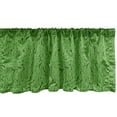 thumbnail image 1 of Ambesonne Green Window Valance, Grass Growth Abstract, 42" x 12", Lime Green Emerald, 1 of 3