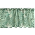 thumbnail image 1 of Ambesonne Green Window Valance, Lace Style Butterflies, 42" x 12", Pale Green Turquoise, 1 of 3