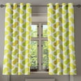 thumbnail image 1 of Ambesonne Green and White Grommet Curtain, Watercolor Dots, 50" x 54", Pale Green and White, 1 of 6