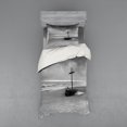 thumbnail image 1 of Ambesonne Grey Bedding Set 3 Pcs, Wreck Boat on the Beach, Twin, Black and White, 1 of 3
