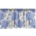 thumbnail image 1 of Ambesonne Grey Blue Window Valance, Cornflower Blossom, 54" X 12", Violet Blue and Grey, 1 of 5