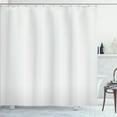 thumbnail image 1 of Ambesonne Grey Chevron Shower Curtain, Soft Dotted Zigzags, 69"Wx84"L, White Pale Grey, 1 of 5
