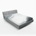 thumbnail image 1 of Ambesonne Grey Fitted Sheet, Abstract Ombre Lines, Queen Size, Grey Pale Grey White, 1 of 3