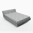 thumbnail image 1 of Ambesonne Grey Fitted Sheet, Paisley Antique Vintage, Full Size, White Grey, 1 of 2