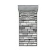 thumbnail image 1 of Ambesonne Grey Fitted Sheet & Pillow Sham Set, Brick Wall English Style, Twinxl, Grey, 1 of 2