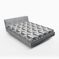 thumbnail image 1 of Ambesonne Grey Fitted Sheet, Retro Minimalist Pattern, Queen Size, Charcoal Grey, 1 of 2