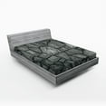 thumbnail image 1 of Ambesonne Grey Fitted Sheet, Stone Wall Rough Rusty, Full Size, Grey, 1 of 3
