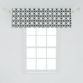 thumbnail image 1 of Ambesonne Grey Geometric Window Valance, Big Small Diamonds, 54" X 18", Charcoal Grey Pale Grey, 1 of 2
