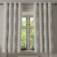 thumbnail image 1 of Ambesonne Grey Grommet Curtain, Paisley Victorian Pattern, 50" x 63", Grey Beige, 1 of 6