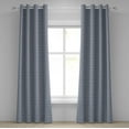 thumbnail image 1 of Ambesonne Grey Grommet Curtain, Piano Jazz Melody Music, 50" x 84", Pale Lavender, 1 of 6