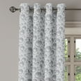 thumbnail image 1 of Ambesonne Grey Grommet Curtain Single Panel, Waterdrops Monochrome, 50"x60", Grey, 1 of 5