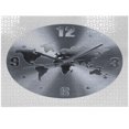 thumbnail image 1 of Ambesonne Grey Jigsaw Puzzle, World Map Clock Pattern, Heirloom-Quality Fun Activity for Family Durable Cardboard, 1000 pcs, Blue Grey, 1 of 2