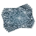 thumbnail image 1 of Ambesonne Grey Place Mats Set of 4, Reflections of Diamond, Standard Size, Grey Dark, 1 of 6