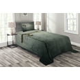 thumbnail image 1 of Ambesonne Grey Quilted Bedspread Set 2 Pcs, Warehouse Store Door Lock, Twin Size, Charcoal Grey, 1 of 3