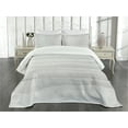 thumbnail image 1 of Ambesonne Grey Quilted Bedspread Set 3 Pcs, Close up Wood Surface, Queen Size, Pale Grey, 1 of 3
