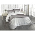 thumbnail image 1 of Ambesonne Grey Quilted Bedspread Set 3 Pcs, Industrial Grid Motif, King Size, Charcoal Grey, 1 of 5
